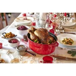 Staub Cocotte 31 Cm, Oval, Kirsch-Rot, Gusseisen -Demeyere Geschäft 000011004
