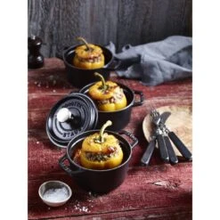 Staub Cocotte 14 Cm, Rund, Schwarz, Gusseisen 10 Staub Cocotte 14 Cm, Rund, Schwarz, Gusseisen -Demeyere Geschäft 000017042