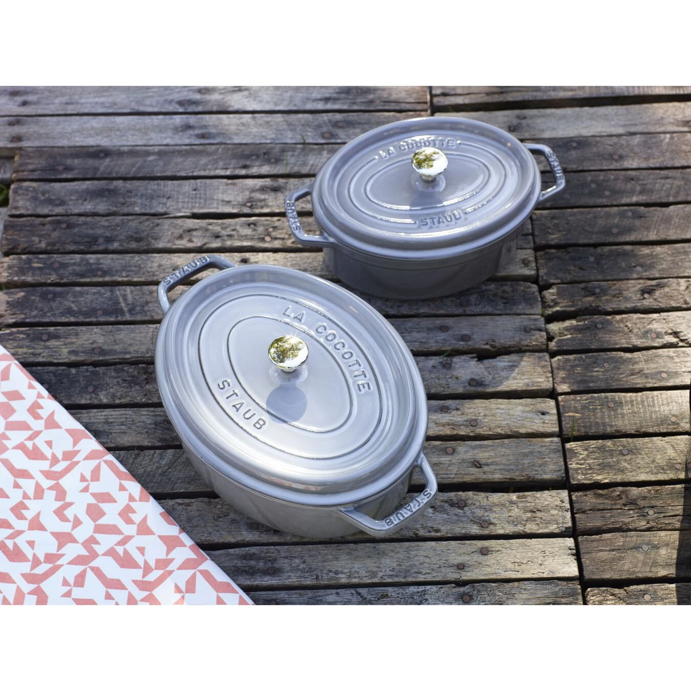 Staub Cocotte 15 Cm, Oval, Graphit-Grau, Gusseisen 6 Staub Cocotte 15 Cm, Oval, Graphit-Grau, Gusseisen – Bild 6