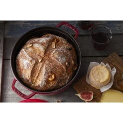 Staub Cocotte 24 Cm, Rund, Kirsch-Rot, Gusseisen 8 Staub Cocotte 24 Cm, Rund, Kirsch-Rot, Gusseisen -Demeyere Geschäft 000017825