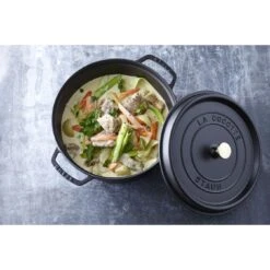 Staub Cocotte 28 Cm, Rund, Schwarz, Gusseisen 10 Staub Cocotte 28 Cm, Rund, Schwarz, Gusseisen -Demeyere Geschäft 000017831