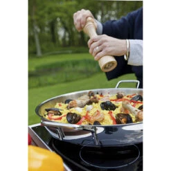 Demeyere Paella-Pfanne Ohne Deckel 46 Cm, 18/10 Edelstahl, Silber 8 Demeyere Paella-Pfanne Ohne Deckel 46 Cm, 18/10 Edelstahl, Silber -Demeyere Geschäft 000022084