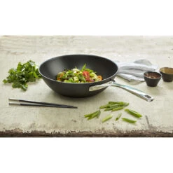 Demeyere Wok Flacher Boden 30 Cm, Aluminium -Demeyere Geschäft 000022479