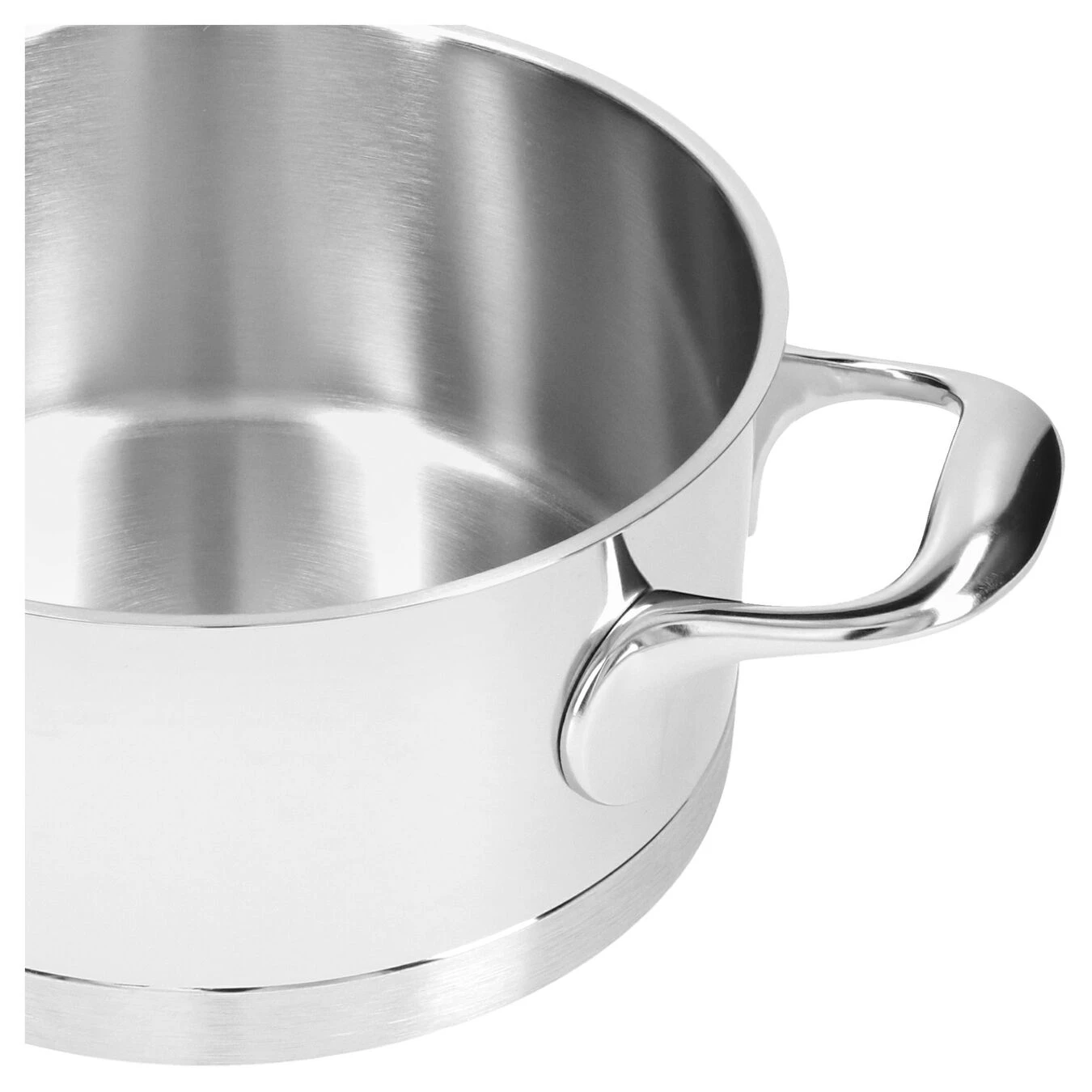 Demeyere Bratentopf Mit Deckel 18 Cm, 18/10 Edelstahl 2 Demeyere Bratentopf Mit Deckel 18 Cm, 18/10 Edelstahl – Bild 2