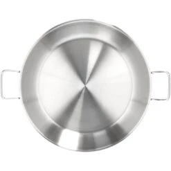 Demeyere Paella-Pfanne Ohne Deckel 46 Cm, 18/10 Edelstahl, Silber 9 Demeyere Paella-Pfanne Ohne Deckel 46 Cm, 18/10 Edelstahl, Silber -Demeyere Geschäft 000023209