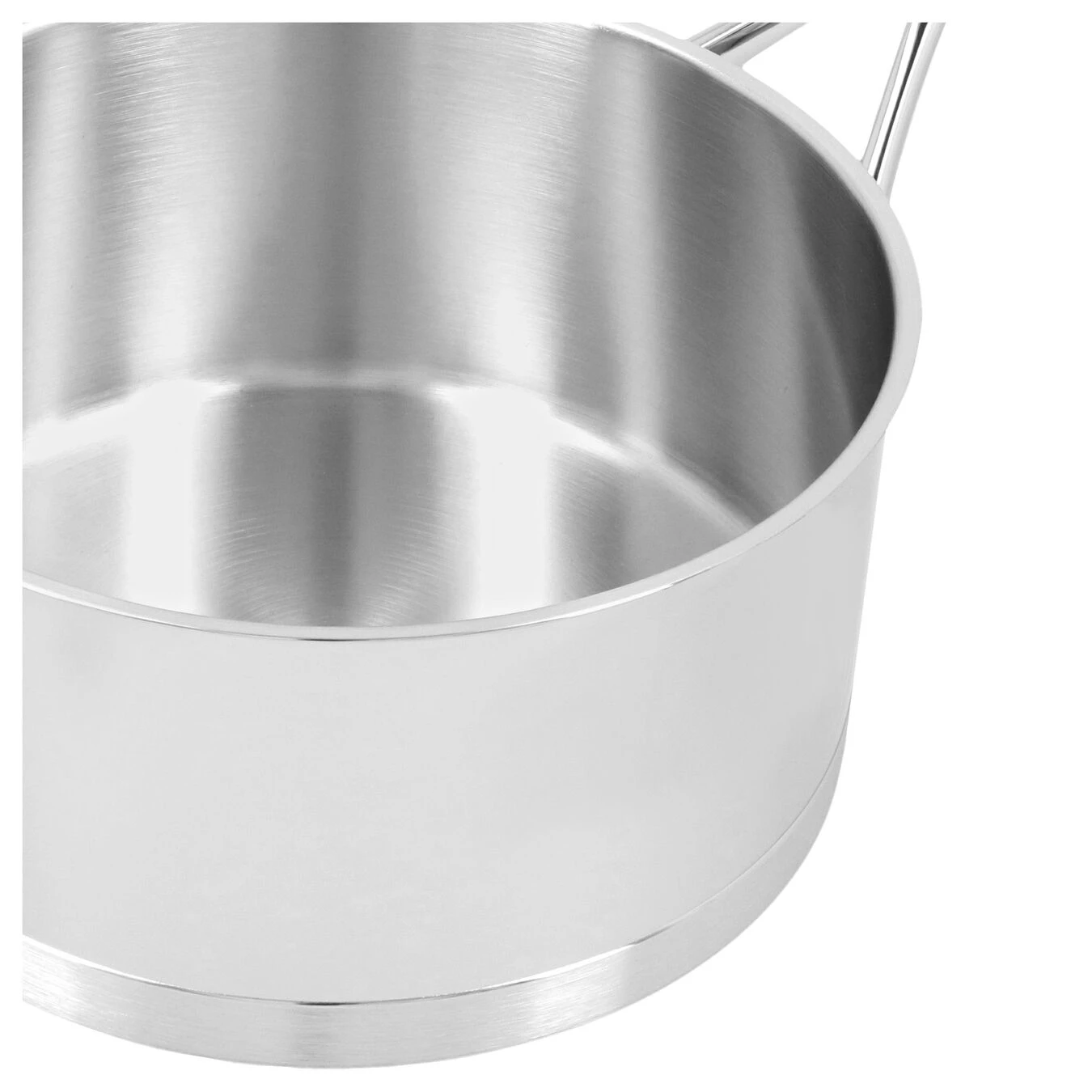 Demeyere Stieltopf Mit Deckel 20 Cm, 18/10 Edelstahl, Silber 3 Demeyere Stieltopf Mit Deckel 20 Cm, 18/10 Edelstahl, Silber – Bild 3
