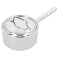 Demeyere Stieltopf Mit Deckel 16 Cm, 18/10 Edelstahl, Silber -Demeyere Geschäft 000023721