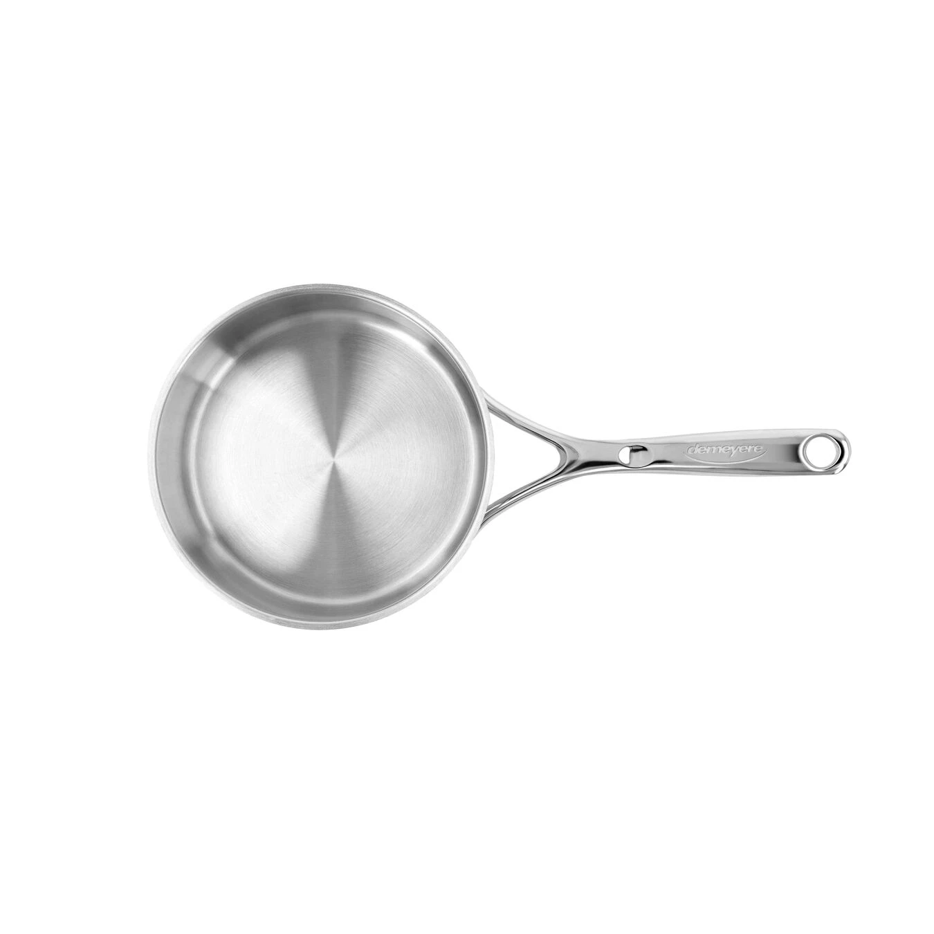 Demeyere Stieltopf Mit Deckel 18 Cm, 18/10 Edelstahl, Silber 4 Demeyere Stieltopf Mit Deckel 18 Cm, 18/10 Edelstahl, Silber – Bild 4