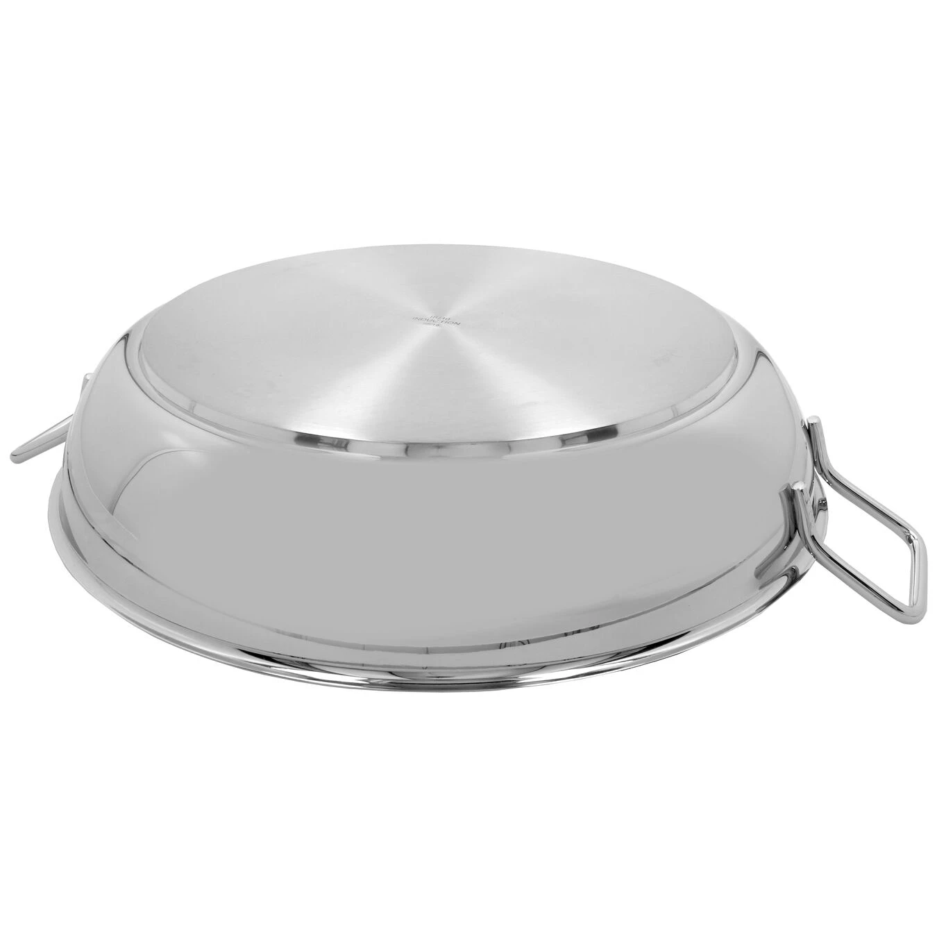 Demeyere Paella-Pfanne Ohne Deckel 46 Cm, 18/10 Edelstahl, Silber 6 Demeyere Paella-Pfanne Ohne Deckel 46 Cm, 18/10 Edelstahl, Silber – Bild 6