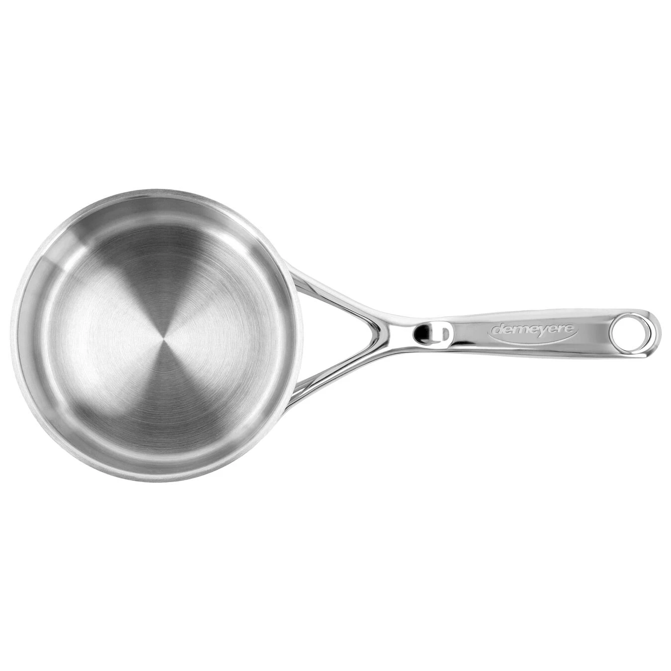 Demeyere Stieltopf Mit Deckel 14 Cm, 18/10 Edelstahl, Silber 3 Demeyere Stieltopf Mit Deckel 14 Cm, 18/10 Edelstahl, Silber – Bild 3