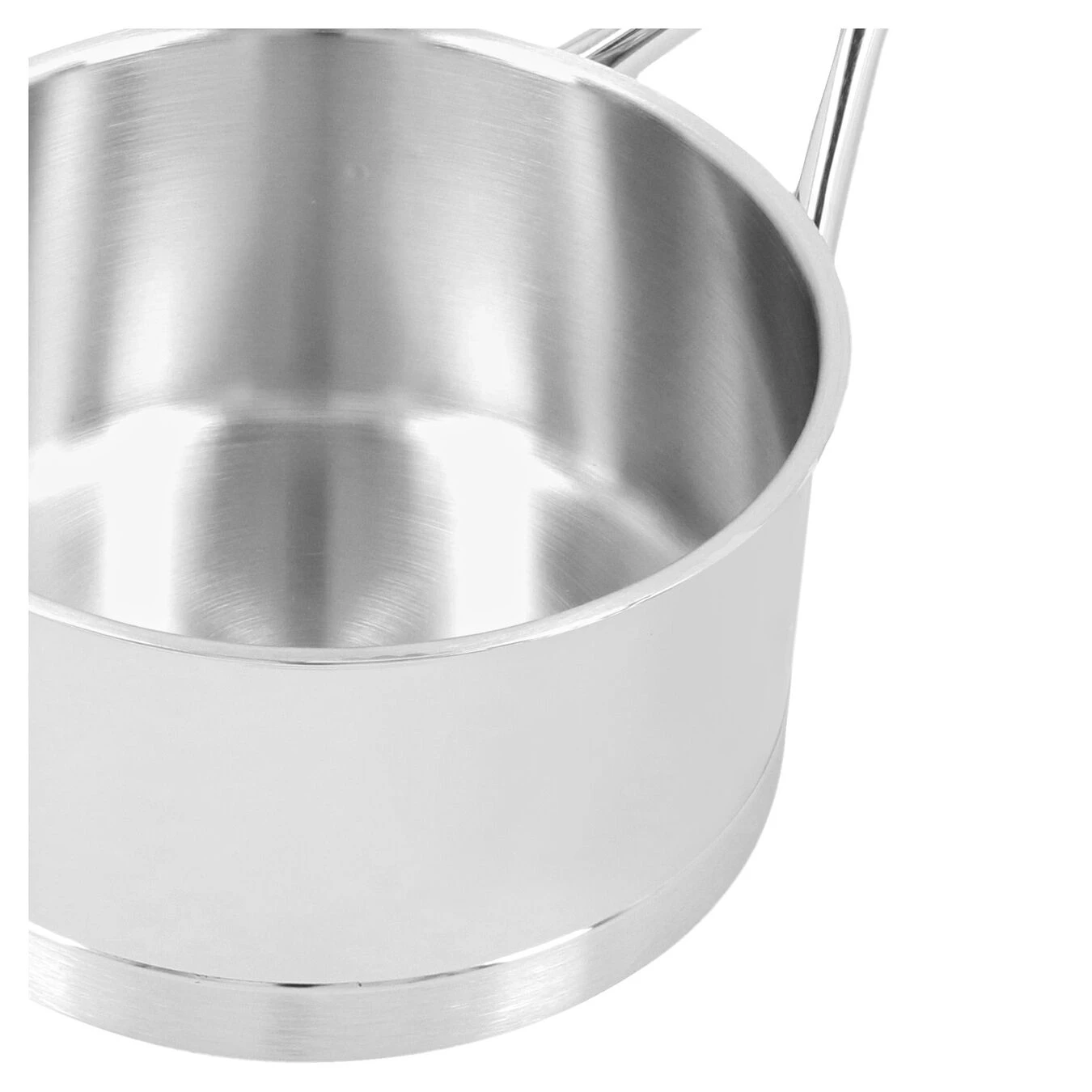 Demeyere Stieltopf Mit Deckel 14 Cm, 18/10 Edelstahl, Silber 5 Demeyere Stieltopf Mit Deckel 14 Cm, 18/10 Edelstahl, Silber – Bild 5