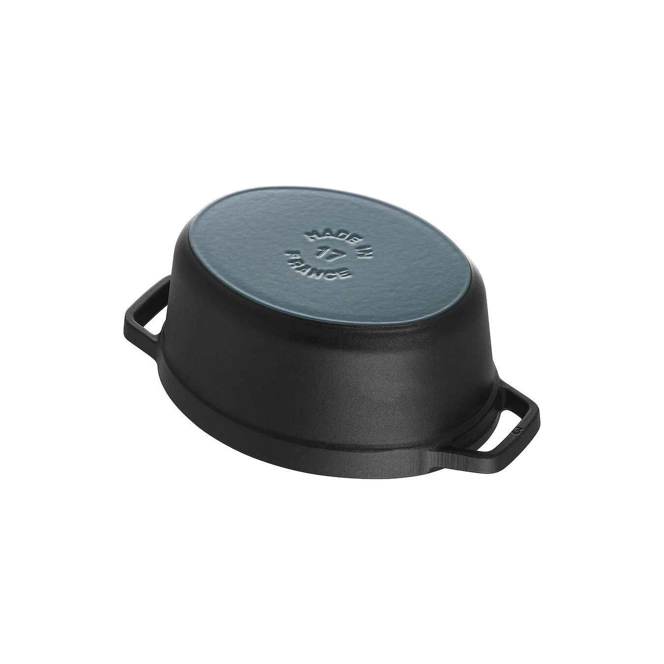 Staub Cocotte 17 Cm, Oval, Schwarz, Gusseisen 5 Staub Cocotte 17 Cm, Oval, Schwarz, Gusseisen – Bild 5