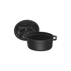Staub Cocotte 17 Cm, Oval, Schwarz, Gusseisen 11 Staub Cocotte 17 Cm, Oval, Schwarz, Gusseisen -Demeyere Geschäft 40500 171 0 6
