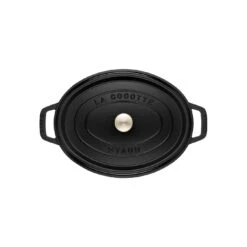 Staub Cocotte 41 Cm, Oval, Schwarz, Gusseisen -Demeyere Geschäft 40500 231 0 3