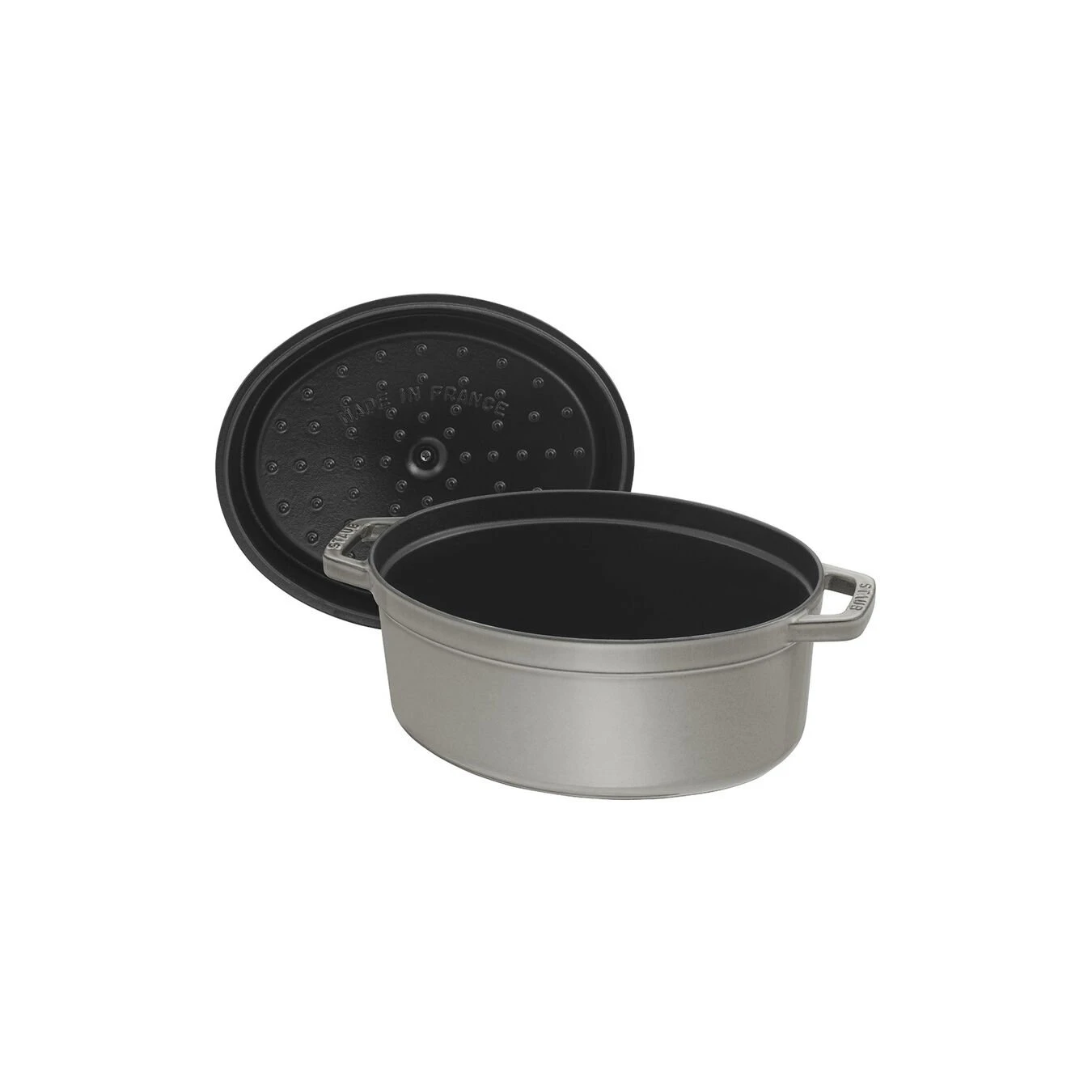 Staub Cocotte 37 Cm, Oval, Graphit-Grau, Gusseisen 2 Staub Cocotte 37 Cm, Oval, Graphit-Grau, Gusseisen – Bild 2