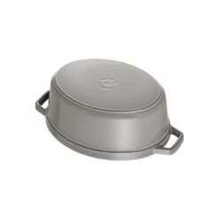 Staub Cocotte 15 Cm, Oval, Graphit-Grau, Gusseisen 10 Staub Cocotte 15 Cm, Oval, Graphit-Grau, Gusseisen -Demeyere Geschäft 40500 236 0 6