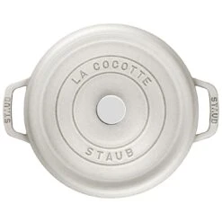 Staub Cocotte 18 Cm, Rund, Weisser Trüffel, Gusseisen -Demeyere Geschäft 40501 412 0 3