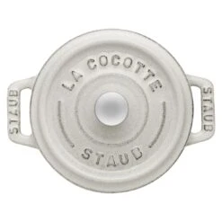 Staub Mini Cocotte 10 Cm, Rund, Weisser Trüffel, Gusseisen 8 Staub Mini Cocotte 10 Cm, Rund, Weisser Trüffel, Gusseisen -Demeyere Geschäft 40501408 3