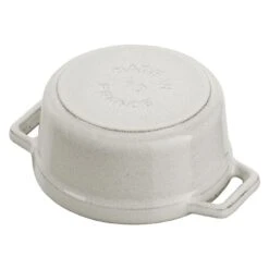 Staub Mini Cocotte 10 Cm, Rund, Weisser Trüffel, Gusseisen 9 Staub Mini Cocotte 10 Cm, Rund, Weisser Trüffel, Gusseisen -Demeyere Geschäft 40501408 4