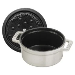 Staub Mini Cocotte 10 Cm, Rund, Weisser Trüffel, Gusseisen 10 Staub Mini Cocotte 10 Cm, Rund, Weisser Trüffel, Gusseisen -Demeyere Geschäft 40501408 5