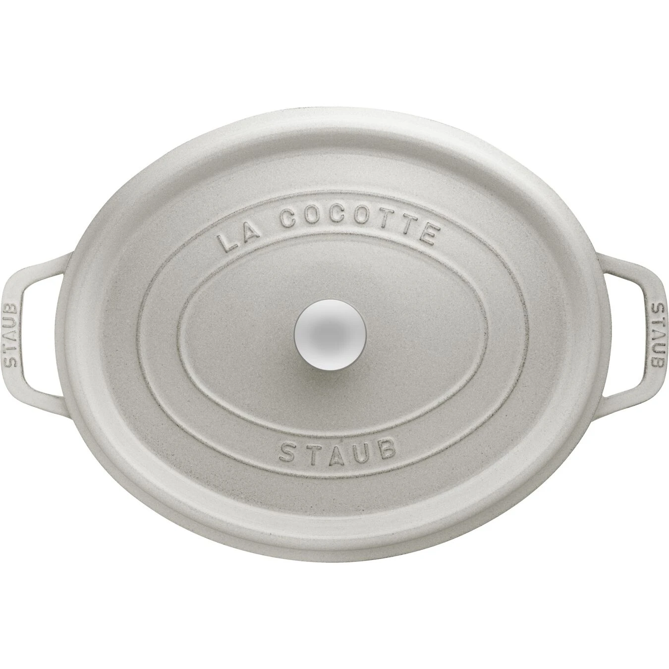 Staub Cocotte 37 Cm, Oval, Weisser Trüffel, Gusseisen 3 Staub Cocotte 37 Cm, Oval, Weisser Trüffel, Gusseisen – Bild 3