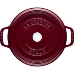 Staub Cocotte 20 Cm, Rund, Bordeaux, Gusseisen -Demeyere Geschäft 40502292 3