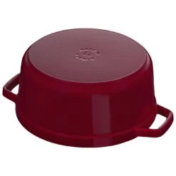 Staub Cocotte 20 Cm, Rund, Bordeaux, Gusseisen -Demeyere Geschäft 40502292 4