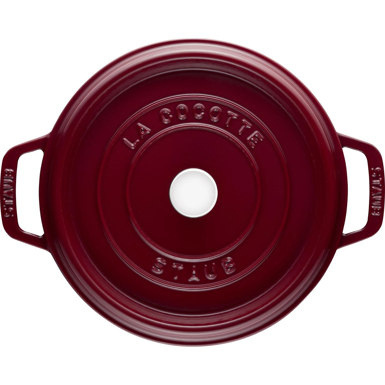 Staub Cocotte 24 Cm, Rund, Bordeaux, Gusseisen 3 Staub Cocotte 24 Cm, Rund, Bordeaux, Gusseisen – Bild 3