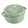 Staub Cocotte 22 Cm, Rund, Salbeigrün, Gusseisen