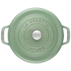 Staub Cocotte 24 Cm, Rund, Salbeigrün, Gusseisen -Demeyere Geschäft 40505 364 3 2
