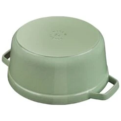 Staub Cocotte 24 Cm, Rund, Salbeigrün, Gusseisen -Demeyere Geschäft 40505 364 4 2