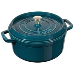Staub Cocotte 24 Cm, Rund, La-Mer, Gusseisen