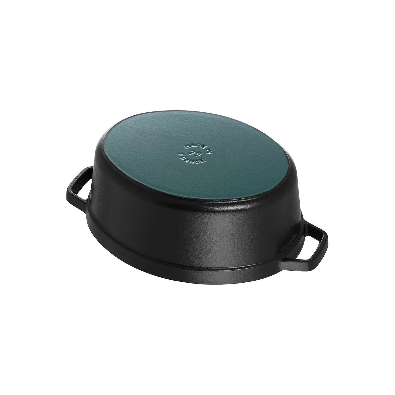 Staub Cocotte 27 Cm, Oval, Schwarz, Gusseisen 2 Staub Cocotte 27 Cm, Oval, Schwarz, Gusseisen – Bild 2