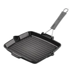 Staub Grillpfanne 24 X 24 Cm, Gusseisen, Schwarz