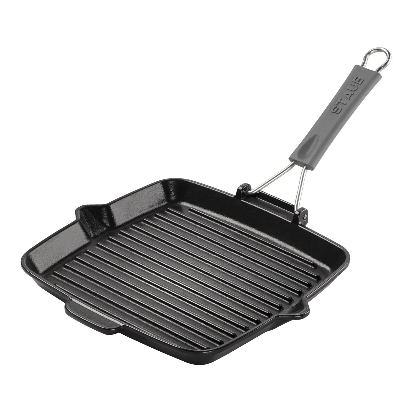 Staub Grillpfanne 24 X 24 Cm, Gusseisen, Schwarz 1 Staub Grillpfanne 24 X 24 Cm, Gusseisen, Schwarz