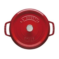 Staub Cocotte 28 Cm, Rund, Kirsch-Rot, Gusseisen 7 Staub Cocotte 28 Cm, Rund, Kirsch-Rot, Gusseisen -Demeyere Geschäft 40509 835 0 3 1