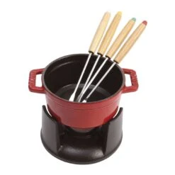 Staub Mini Fondue Set 10 Cm, Kirsch-Rot -Demeyere Geschäft 40509 900 0 2