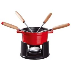 Staub Mini Fondue Set 10 Cm, Kirsch-Rot -Demeyere Geschäft 40509 900 0 3