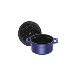 Staub Mini Cocotte 10 Cm, Rund, Dunkelblau, Gusseisen -Demeyere Geschäft 40510 262 0 5