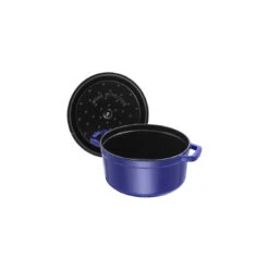 Staub Cocotte 30 Cm, Rund, Dunkelblau, Gusseisen -Demeyere Geschäft 40510 265 0 5
