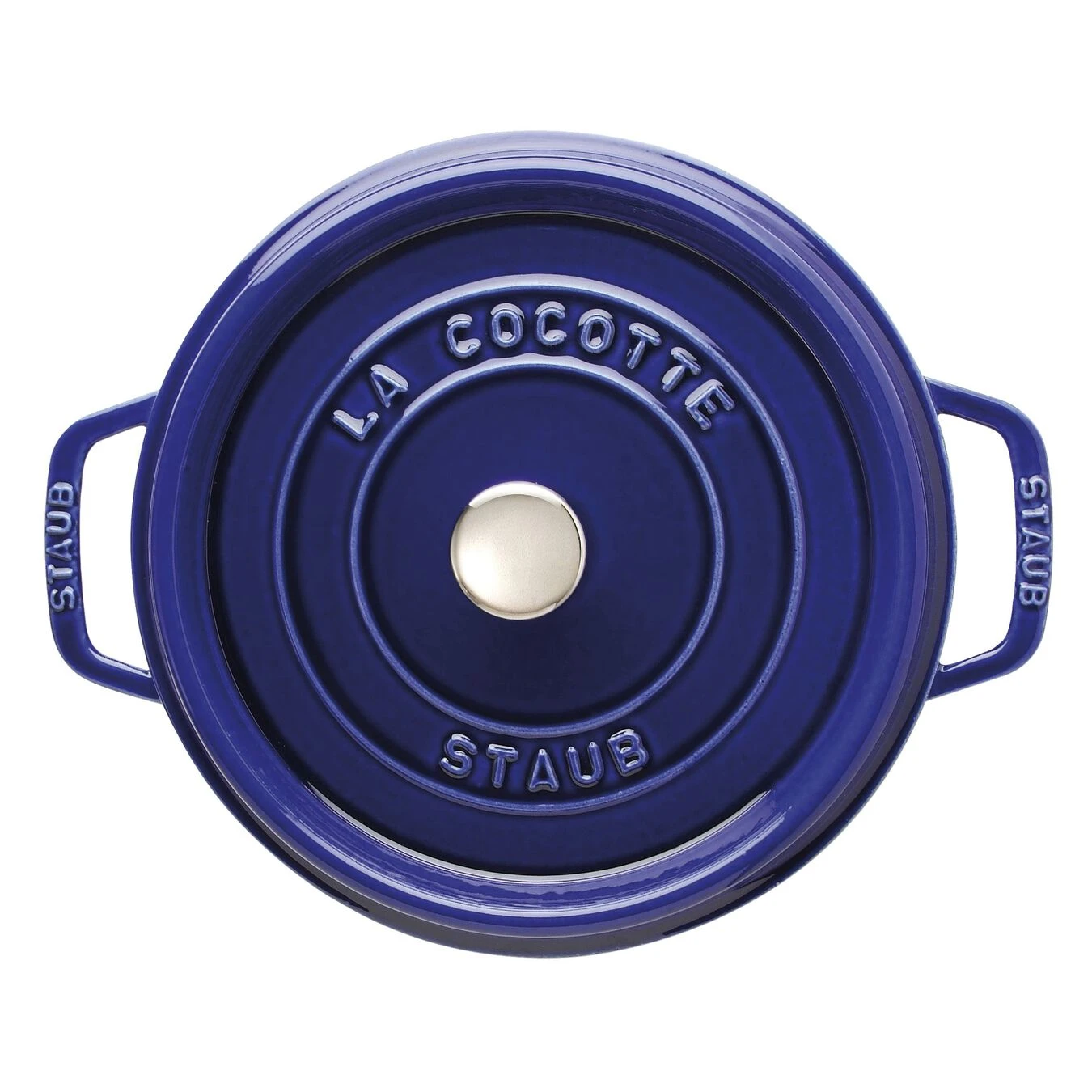 Staub Cocotte 24 Cm, Rund, Dunkelblau, Gusseisen 2 Staub Cocotte 24 Cm, Rund, Dunkelblau, Gusseisen – Bild 2