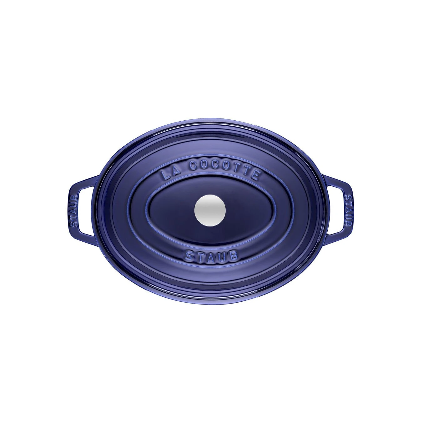 Staub Cocotte 29 Cm, Oval, Dunkelblau, Gusseisen 2 Staub Cocotte 29 Cm, Oval, Dunkelblau, Gusseisen – Bild 2