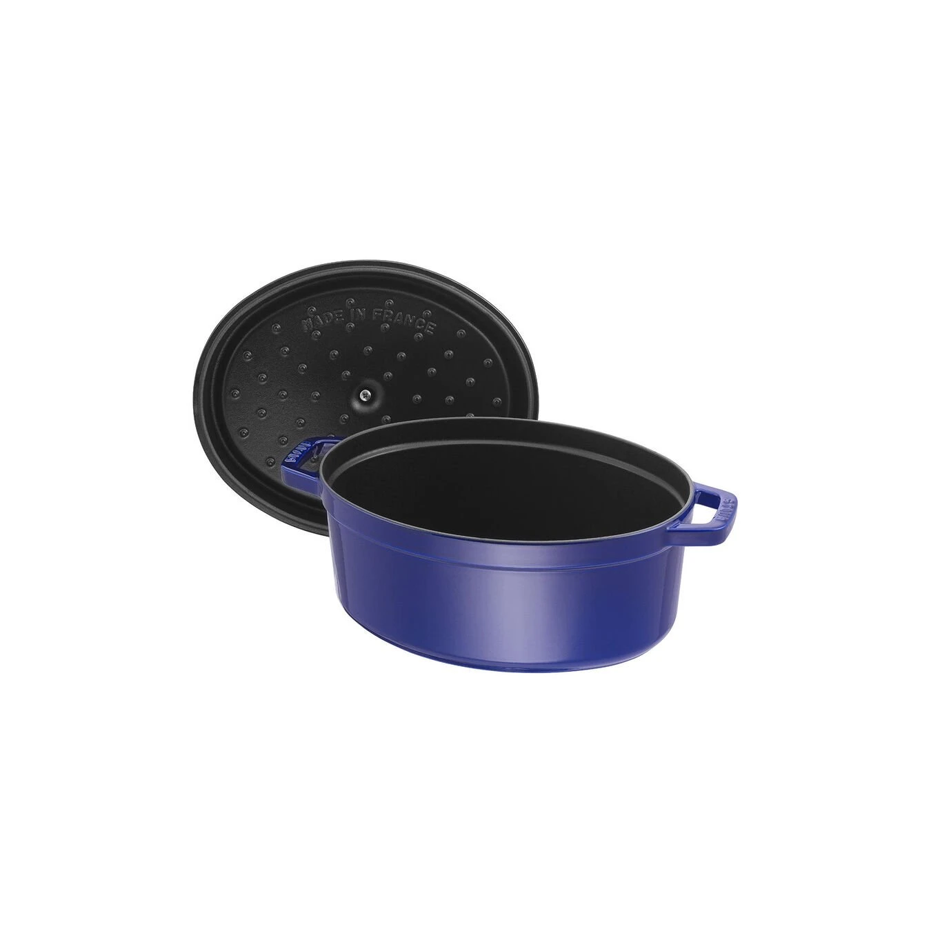 Staub Cocotte 29 Cm, Oval, Dunkelblau, Gusseisen 5 Staub Cocotte 29 Cm, Oval, Dunkelblau, Gusseisen – Bild 5