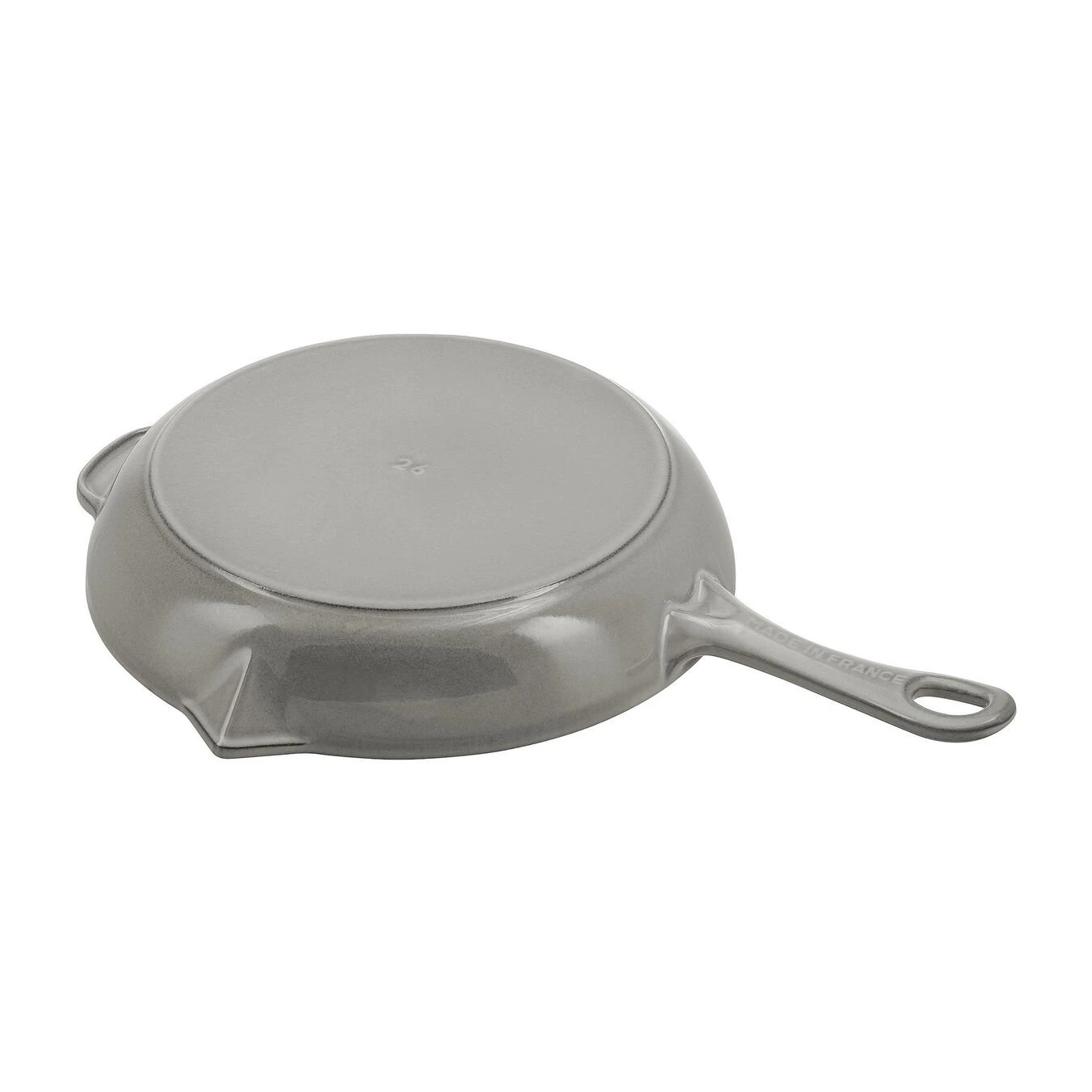 Staub Bratpfanne Mit Ausgießnase 26 Cm, Gusseisen, Graphit-Grau 3 Staub Bratpfanne Mit Ausgießnase 26 Cm, Gusseisen, Graphit-Grau – Bild 3