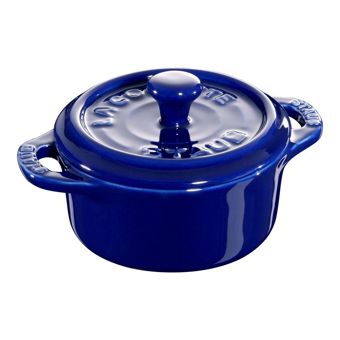 Staub Mini Cocotte 10 Cm, Rund, Dunkelblau, Keramik 1 Staub Mini Cocotte 10 Cm, Rund, Dunkelblau, Keramik