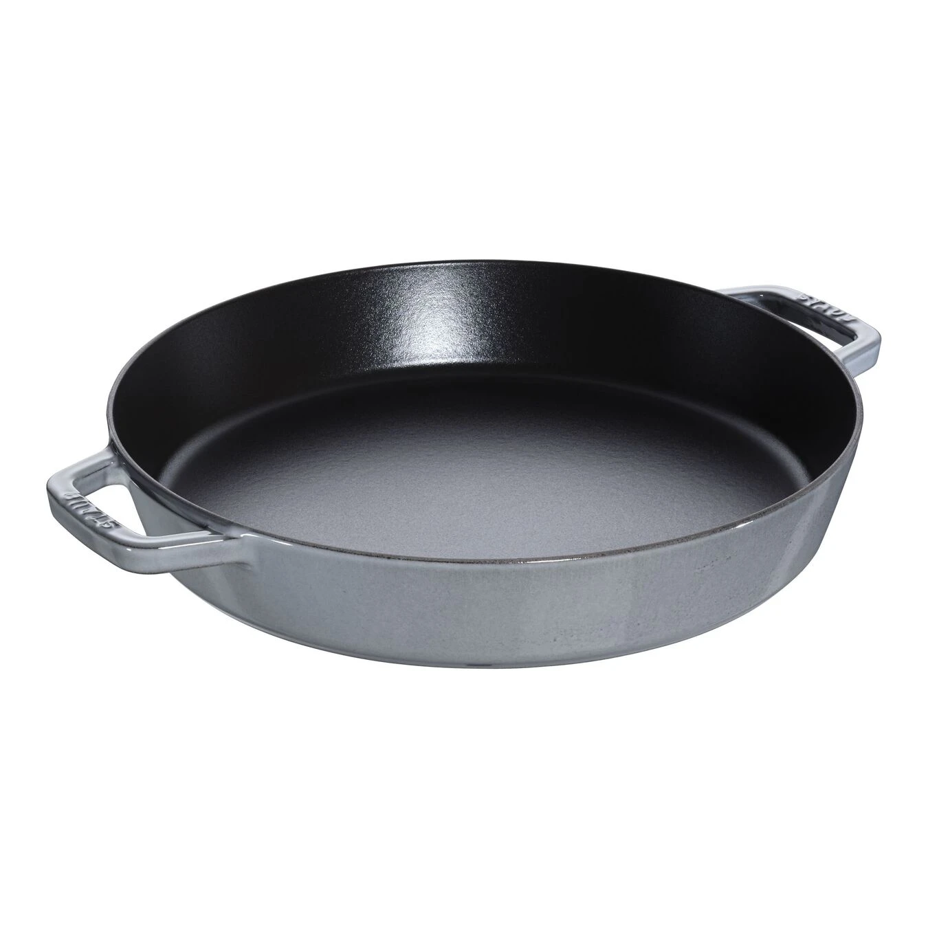 Staub Paella Pfanne 34 Cm, Gusseisen, Graphit-Grau 1 Staub Paella Pfanne 34 Cm, Gusseisen, Graphit-Grau