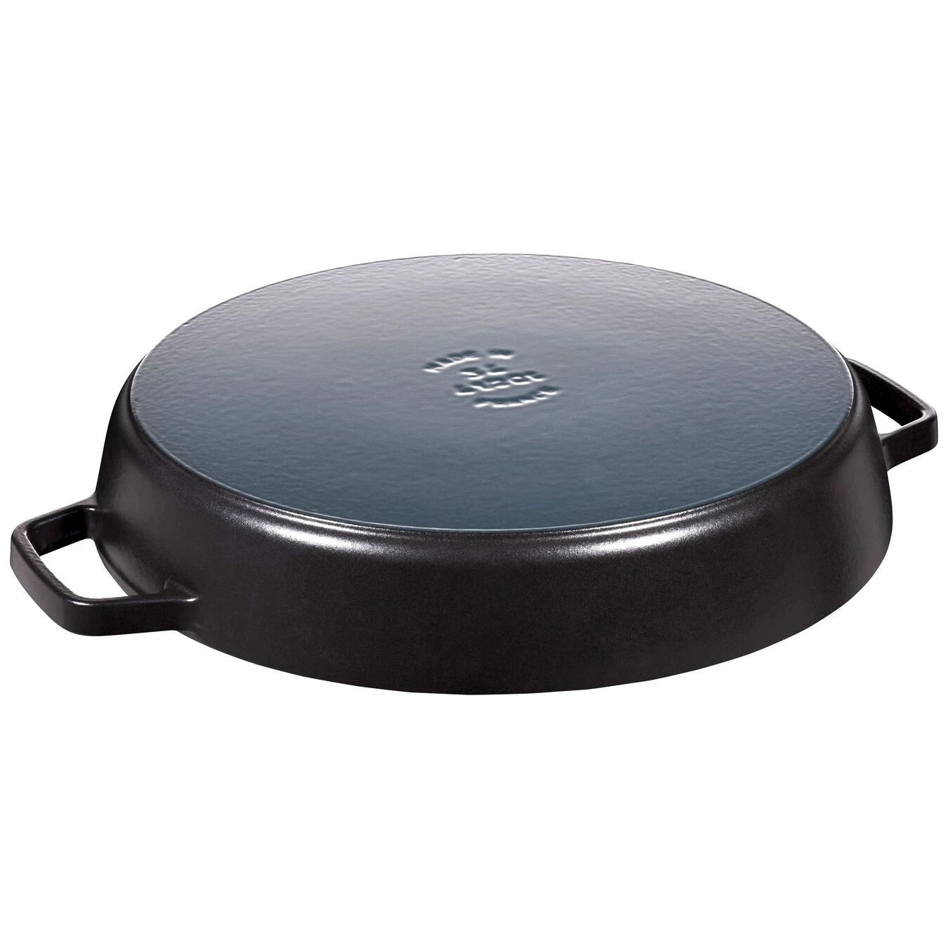 Staub Paella-Pfanne 34 Cm, Gusseisen, Schwarz 2 Staub Paella-Pfanne 34 Cm, Gusseisen, Schwarz – Bild 2