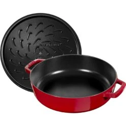Staub Bräter Mit Chistera Drop-Structure 28 Cm, Gusseisen -Demeyere Geschäft 40511 474 0 2