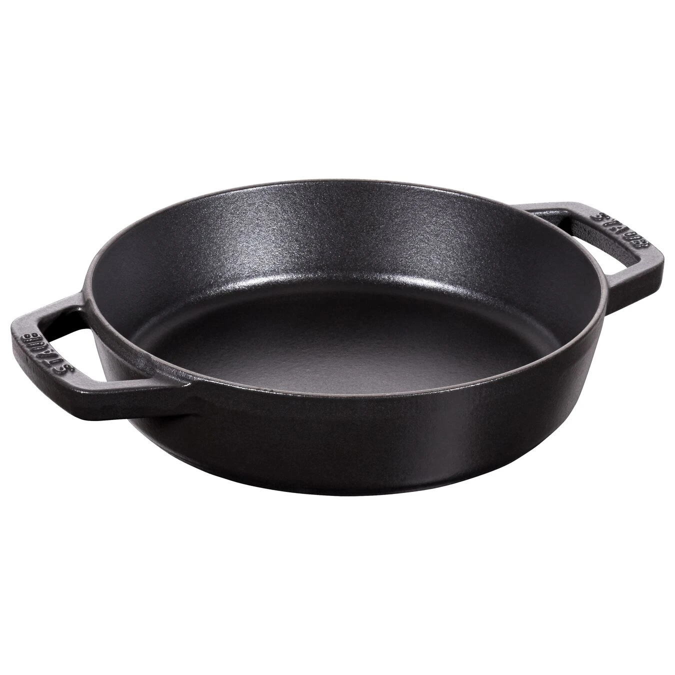 Staub Bratpfanne Mit 2 Griffen 20 Cm, Gusseisen, Schwarz 1 Staub Bratpfanne Mit 2 Griffen 20 Cm, Gusseisen, Schwarz