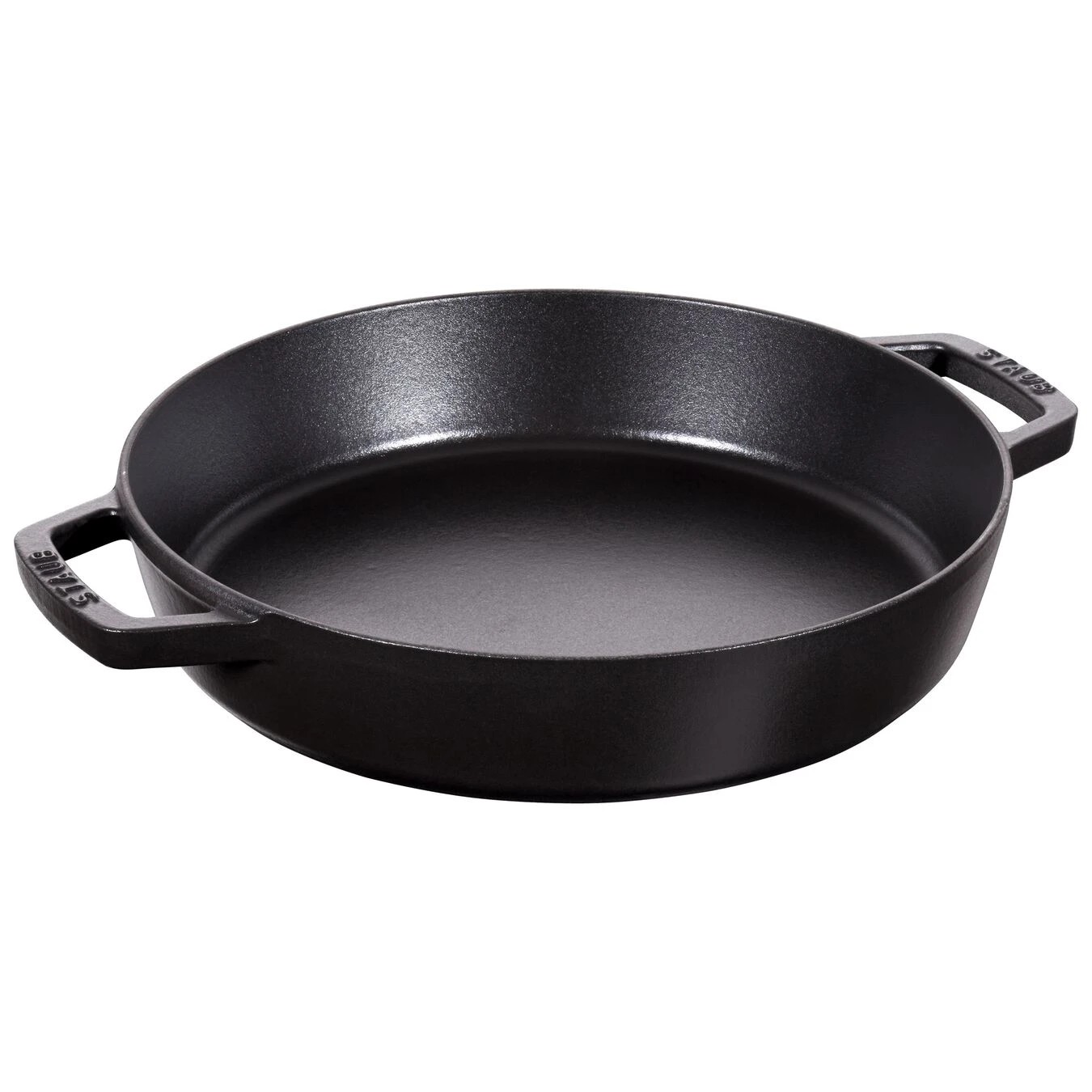 Staub Bratpfanne 26 Cm, Gusseisen, Schwarz 1 Staub Bratpfanne 26 Cm, Gusseisen, Schwarz